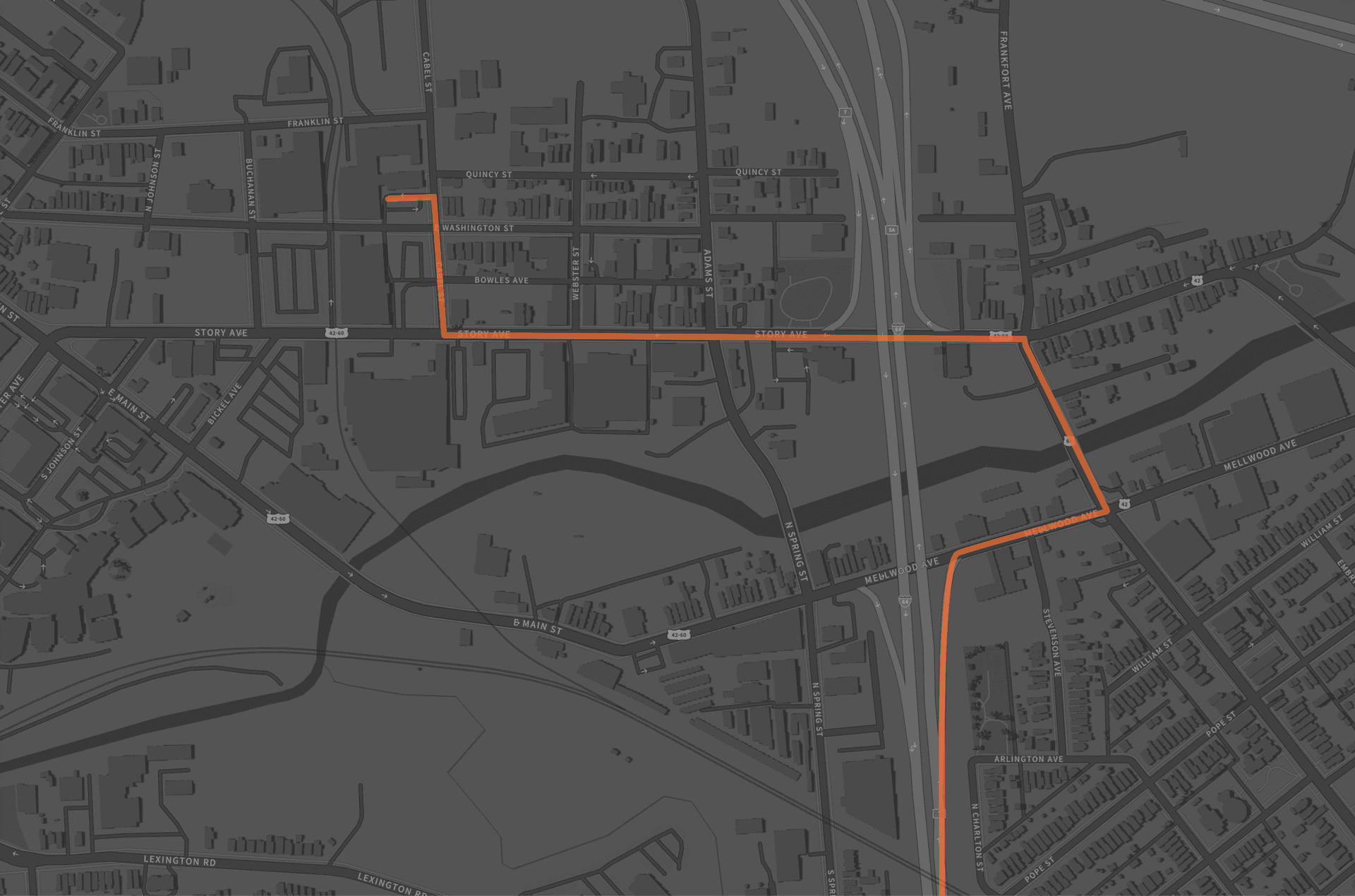 Route to Cinderblock